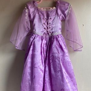 Rapuzell princess dress costume size 2/3